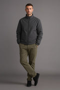 Men Graphite Lightweight Bomber Jacket
