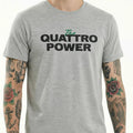Men Grey Melange Printed T-shirt