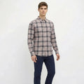 Men Grey Tartan Checks Checked Casual Shirt