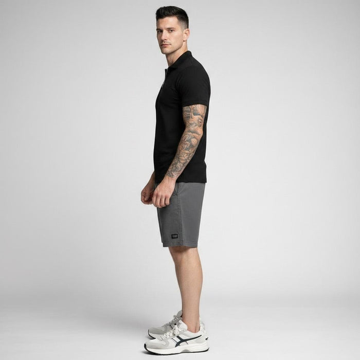 Men Gun Metal Shorts