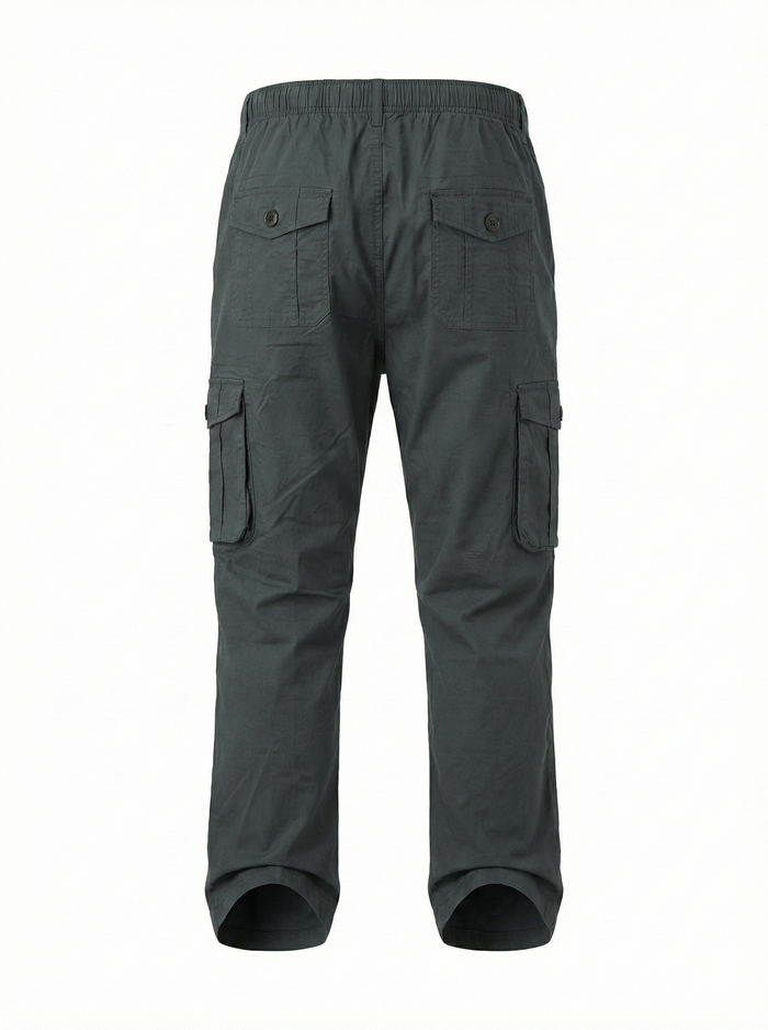 Men Gun Metal Solid Regular Fit Track Pants