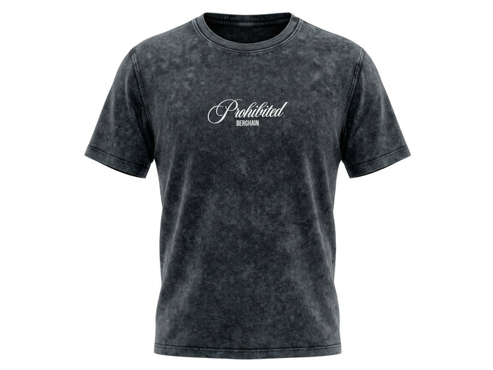Men Indigo Typography Dyed T-shirt