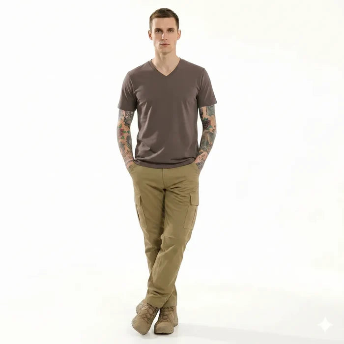 Men Java V-Neck T-shirt