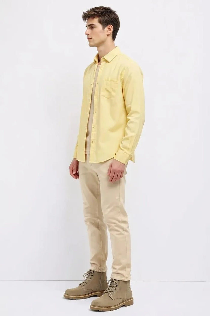 Men Lemon Casual Shirt