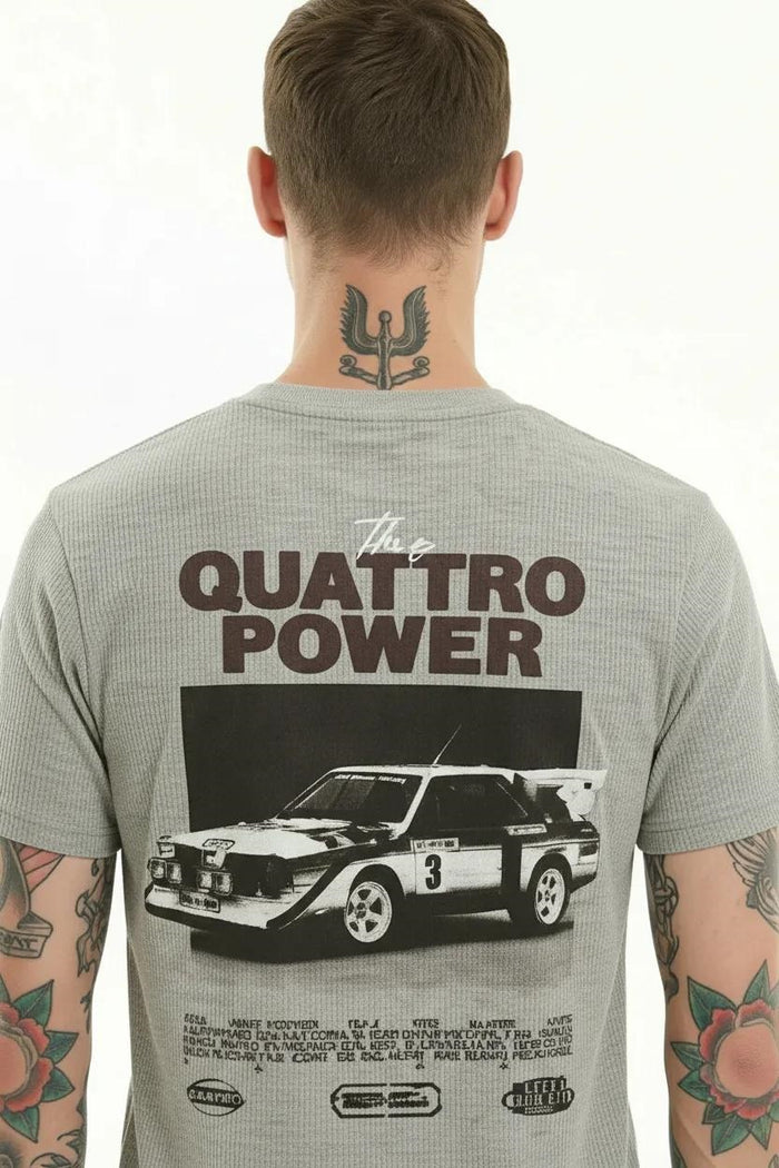 Men Linen Melange T-shirt