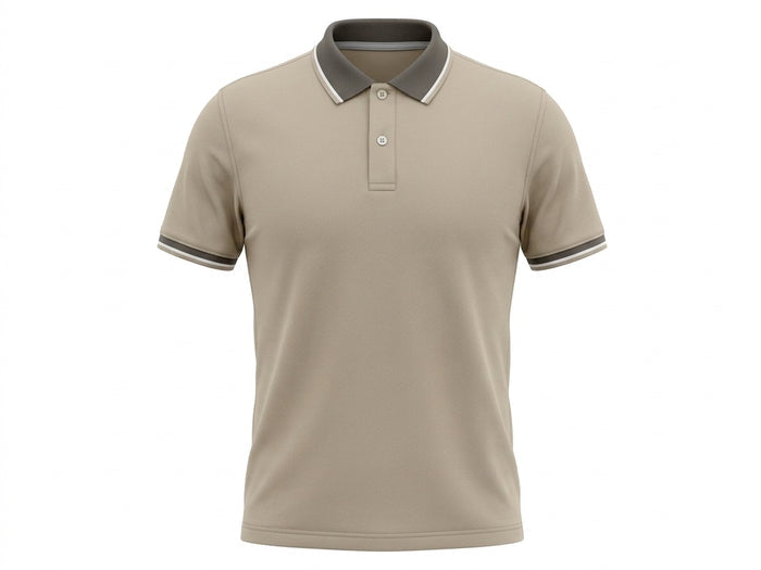 Men Mastic Polo Collar Solid T-shirt