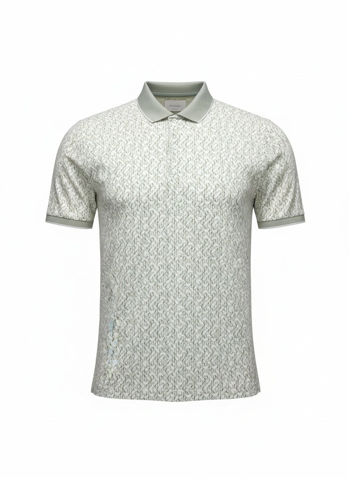 Men Mist Polo Collar T-shirt