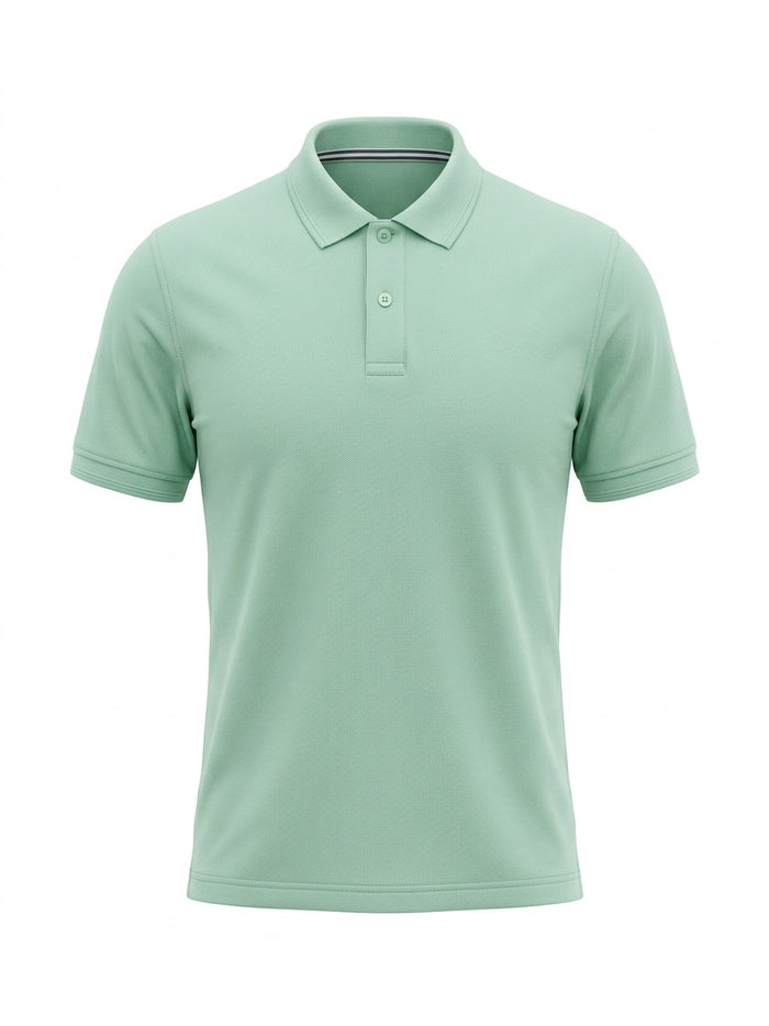 Men Mist Sold Polo Collar T-shirt