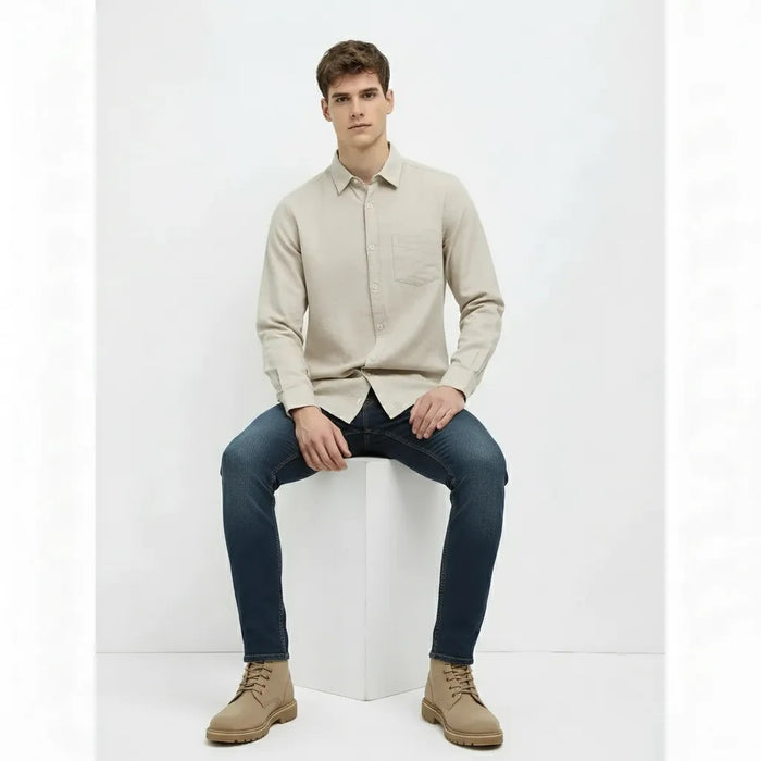 Men Natural Casual Shirt