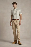 Men Natural Multi Stripes Striped Casual Shirt