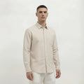 Men Natural Striped Casual Shirt
