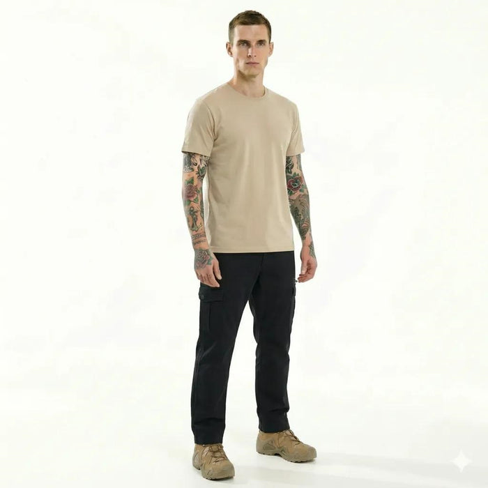 Men Navy Solid Regular Fit Track Pants