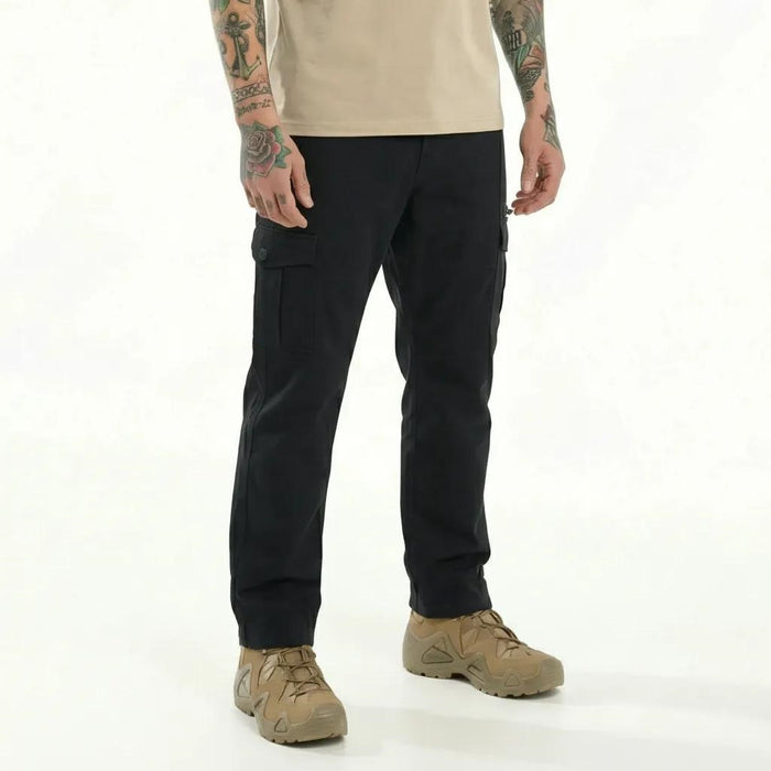Men Navy Solid Regular Fit Track Pants