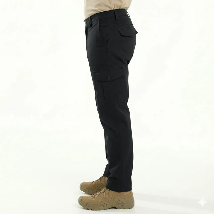 Men Navy Solid Regular Fit Track Pants