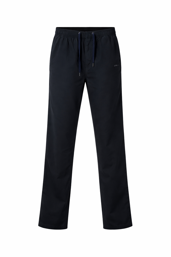 Men Navy Solid Regular Fit Track Pants