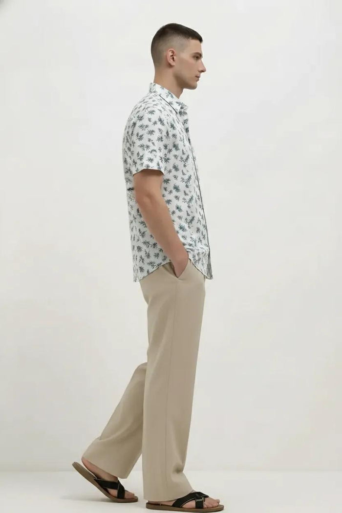Men Nile Floral Printed Casual Shirt