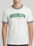 Men Off White Typography Printed T-shirt