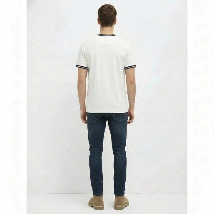 Men Off White Typography Printed T-shirt