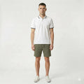 Men Olive Solid Shorts