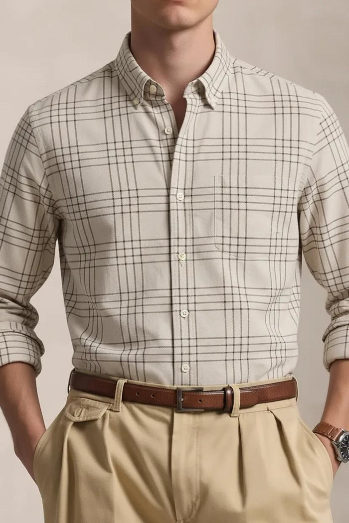 Men Onyx Checked Casual Shirt