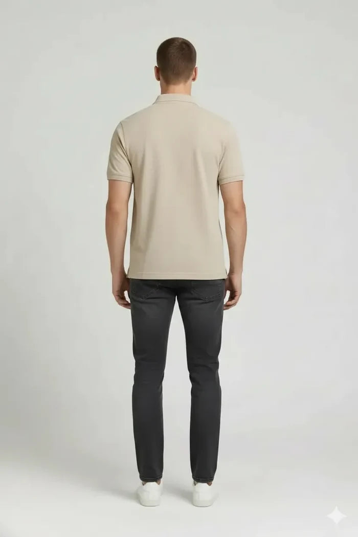 Men Onyx Polo Collar T-shirt