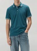 Men Pacific Polo Collar Solid T-shirt