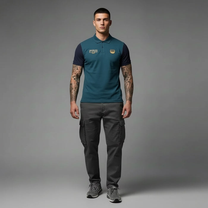 Men Pacific Sold Polo Collar T-shirt