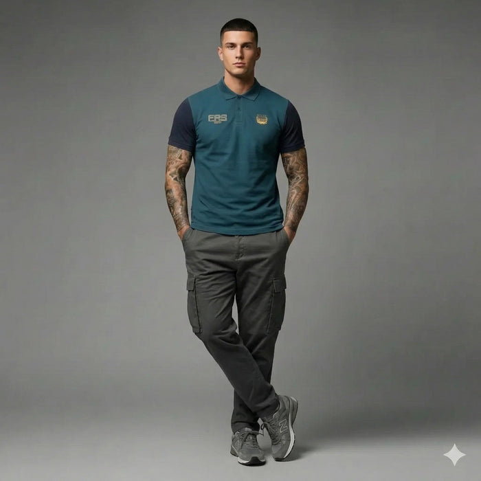 Men Pacific Sold Polo Collar T-shirt