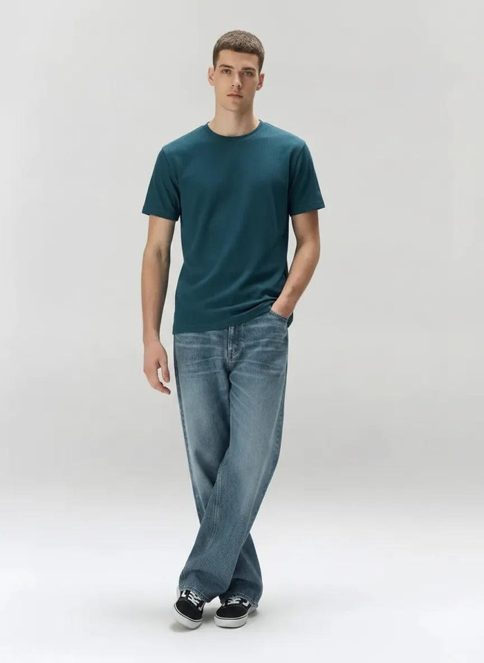 Men Pacific Solid Round Neck T-shirt