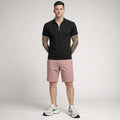 Men Peach Solid Shorts