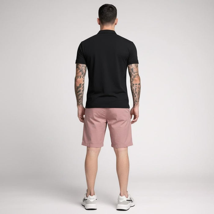 Men Peach Solid Shorts
