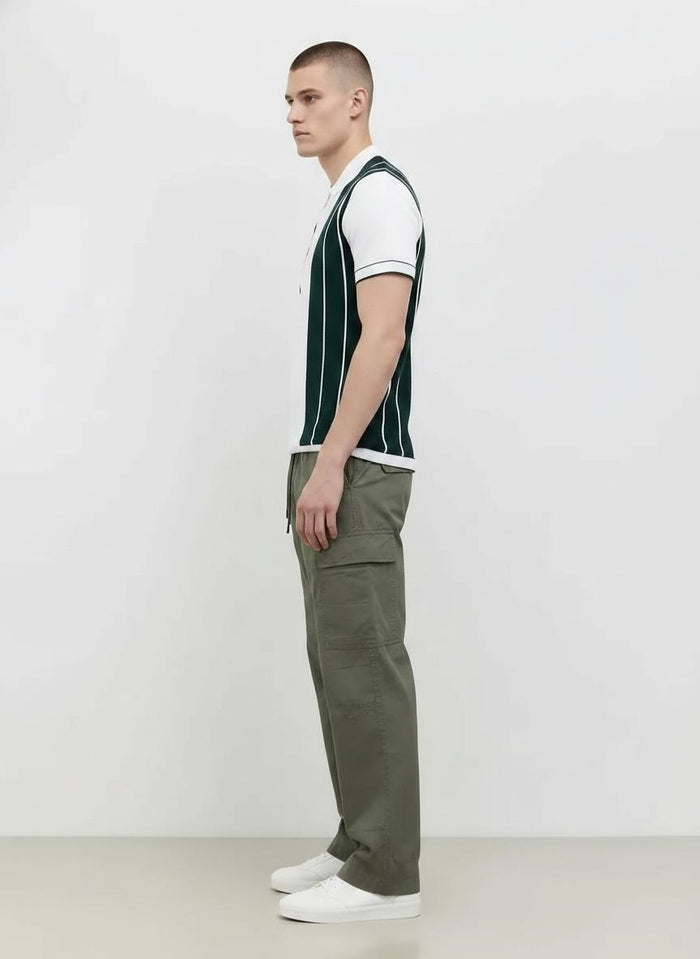 Men Regular Fit Cotton Cargos