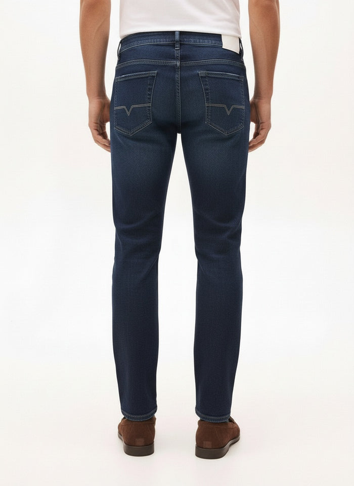 Men Regular Fit Mid-Rise Light Fade Stretchable Jeans