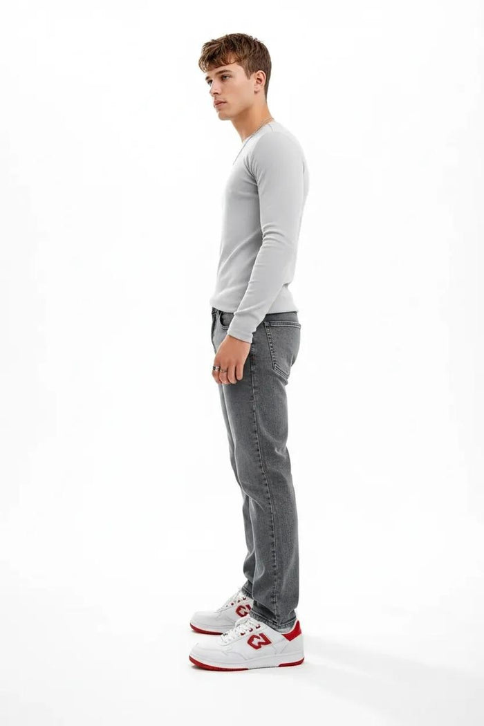 Men Regular Fit Mid-Rise Light Fade Stretchable Jeans