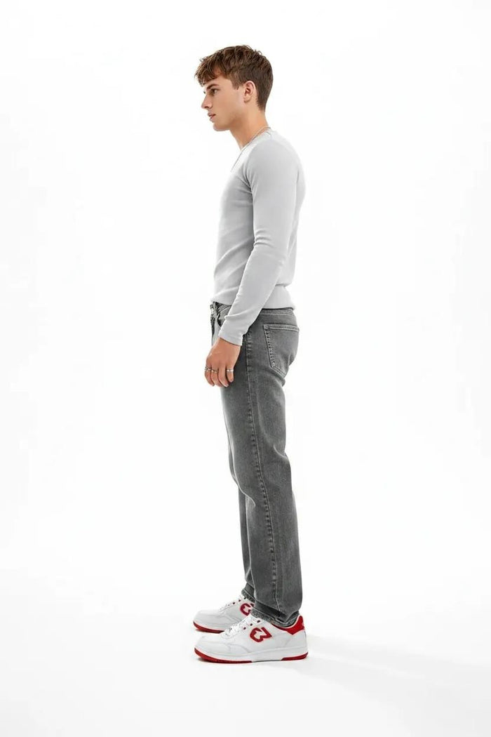 Men Regular Fit Mid-Rise Light Fade Stretchable Jeans