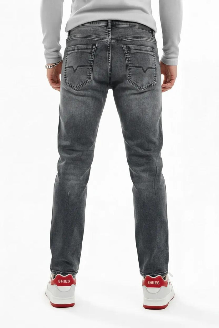 Men Regular Fit Mid-Rise Light Fade Stretchable Jeans