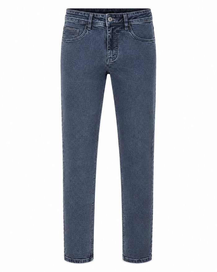 Men Regular Fit Mid-Rise Light Fade Stretchable Jeans