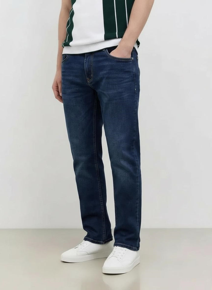 Men Regular Fit Mid-Rise Stretchable Jeans