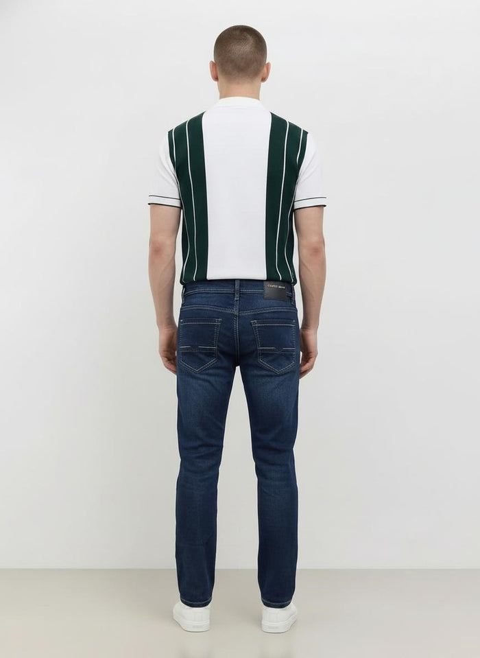 Men Regular Fit Mid-Rise Stretchable Jeans