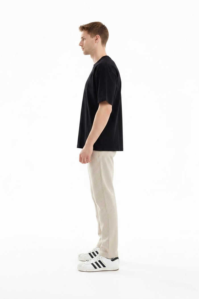 Men Regular Fit Striped Track Pants