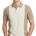 Men Safari Colourblocked Polo Collar T-shirt
