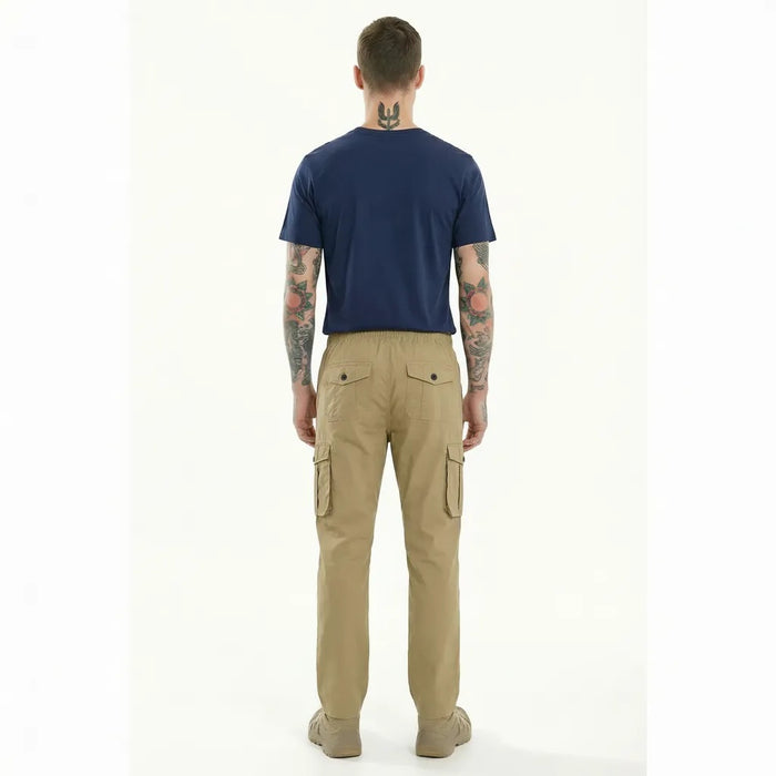 Men Safari Solid Regular Fit Track Pants