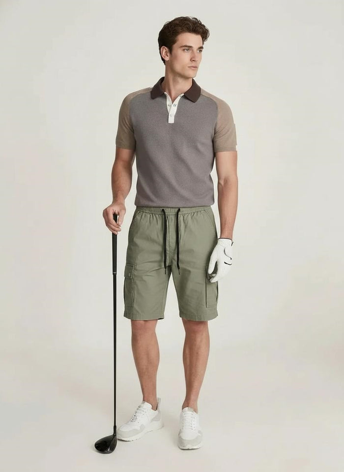 Men Sage Cargo Shorts