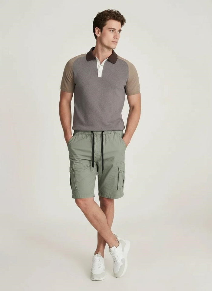Men Sage Cargo Shorts