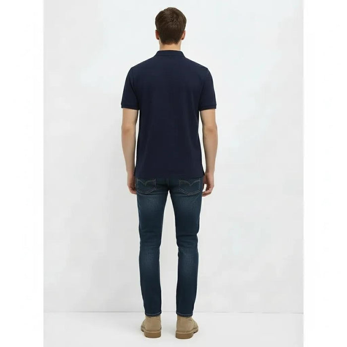 Men Salsa Colourblocked Polo Collar T-shirt