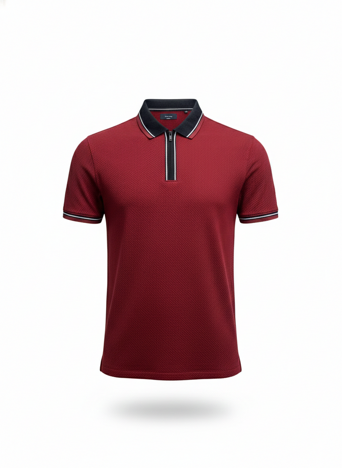 Men Salsa Polo Collar T-shirt