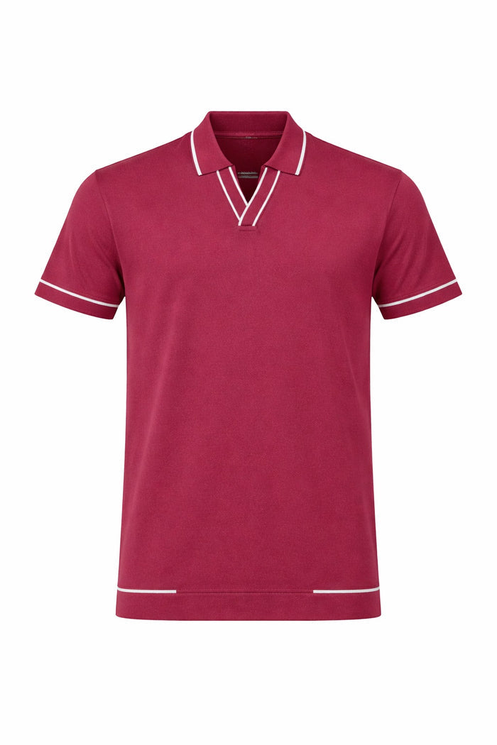 Men Salsa Solid Polo Collar T-shirt