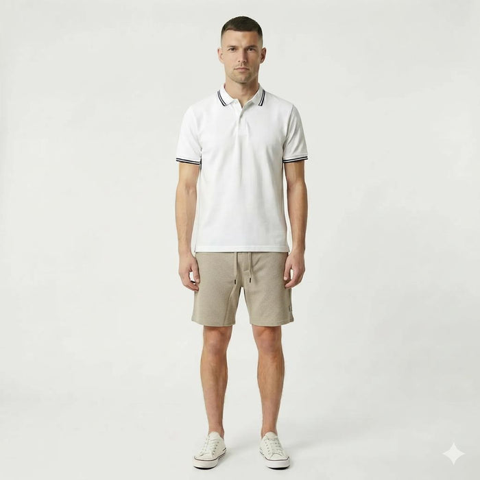Men Sand Solid Shorts