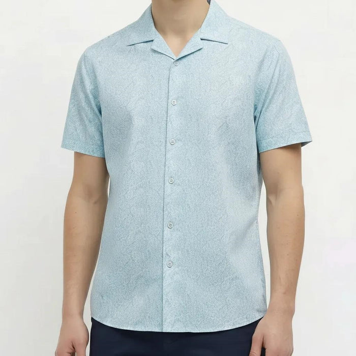 Men Sky Printed Casual Shirt