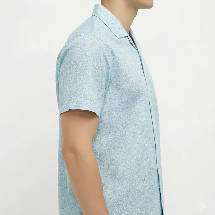 Men Sky Printed Casual Shirt